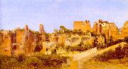 Charles Blechen The Ruins of the Septizonium on the Palatine in Rome Sweden oil painting reproduction